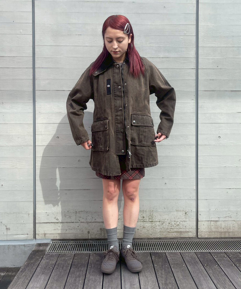 Kerri Trapez Work Jacket-Andersson Bell-Forget-me-nots Online Store