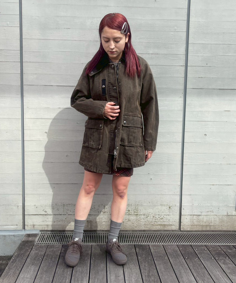 Kerri Trapez Work Jacket-Andersson Bell-Forget-me-nots Online Store