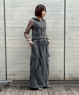 Trompe-Loeil Knit Jersey Ls T-Shirt-Marine Serre-Forget-me-nots Online Store