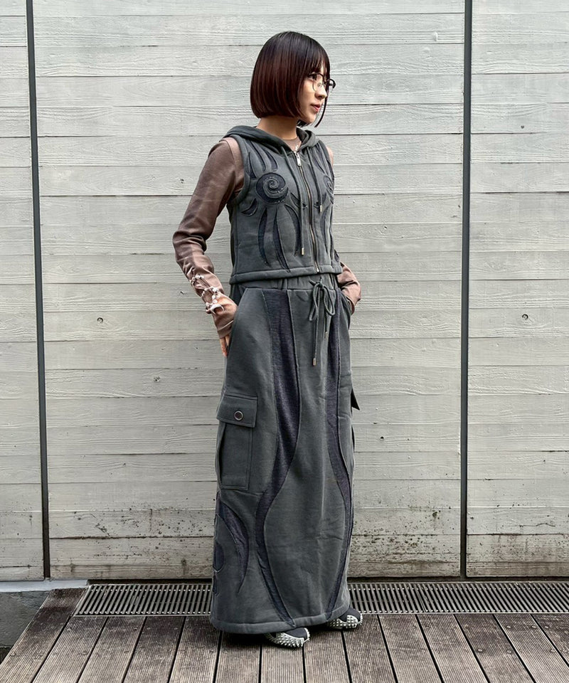 Trompe-Loeil Knit Jersey Ls T-Shirt-Marine Serre-Forget-me-nots Online Store