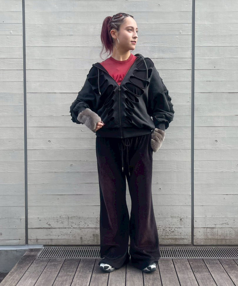 Mitaines 21X9Cm-Yves Salomon Meteo-Forget-me-nots Online Store