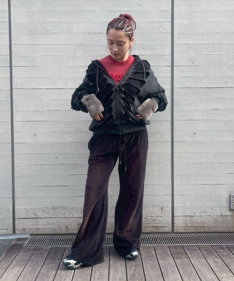 Mitaines 21X9Cm-Yves Salomon Meteo-Forget-me-nots Online Store