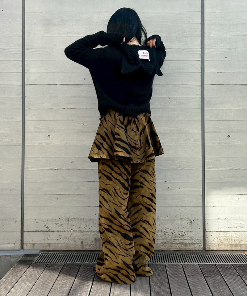 Ears Balaclava Cardi-Charles Jeffrey Loverboy-Forget-me-nots Online Store