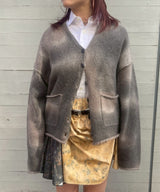 Spray Drawing Knit-PERVERZE-Forget-me-nots Online Store