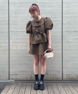 モデル身長：165cm / カラー：Brown / サイズ：36