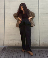 Lace Up Militery Jacket-Forget-me-nots-Forget-me-nots Online Store