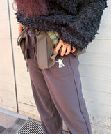 Layered Pleats Wrap Skirt-Forget-me-nots-Forget-me-nots Online Store