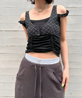 Braid Tank-Top-PERVERZE-Forget-me-nots Online Store