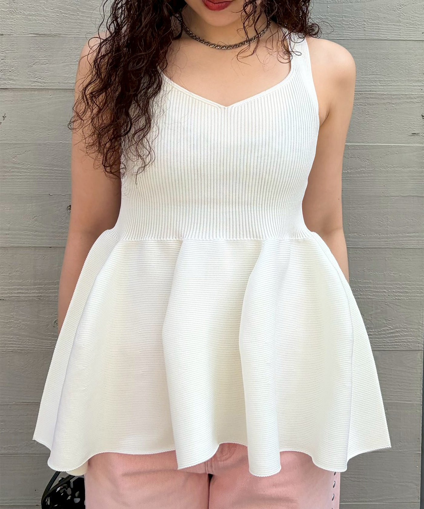 Pottery Glitter Sleeveless Top｜シーエフシーエル(CFCL)｜Forget-me