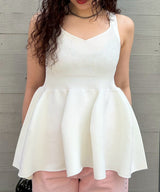 Pottery Glitter Sleeveless Top-CFCL-Forget-me-nots Online Store