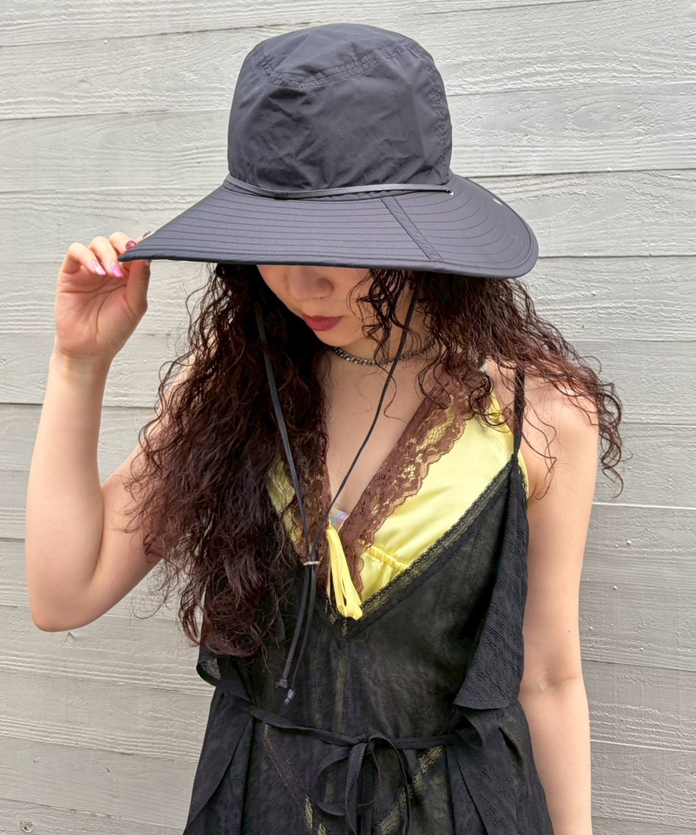 Cotton Nylon Foldable Brim Soft Hat｜キジマ タカユキ(KIJIMA