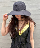 Cotton Nylon Foldable Brim Soft Hat-KIJIMA TAKAYUKI-Forget-me-nots Online Store
