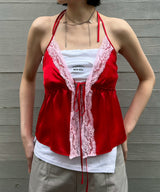 Satin Lace Camisole-Forget-me-nots-Forget-me-nots Online Store