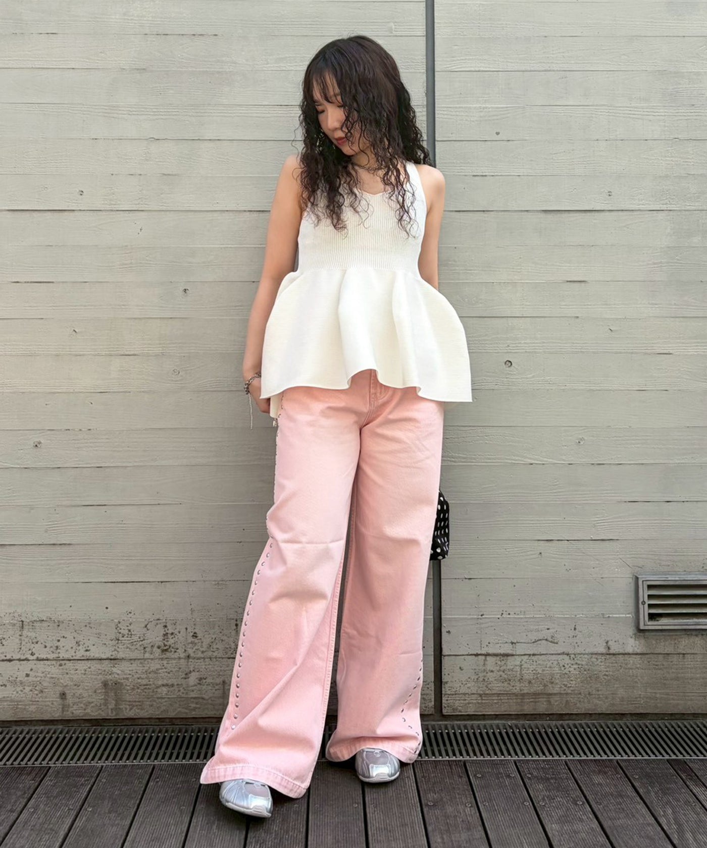 Pottery Glitter Sleeveless Top｜シーエフシーエル(CFCL)｜Forget-me