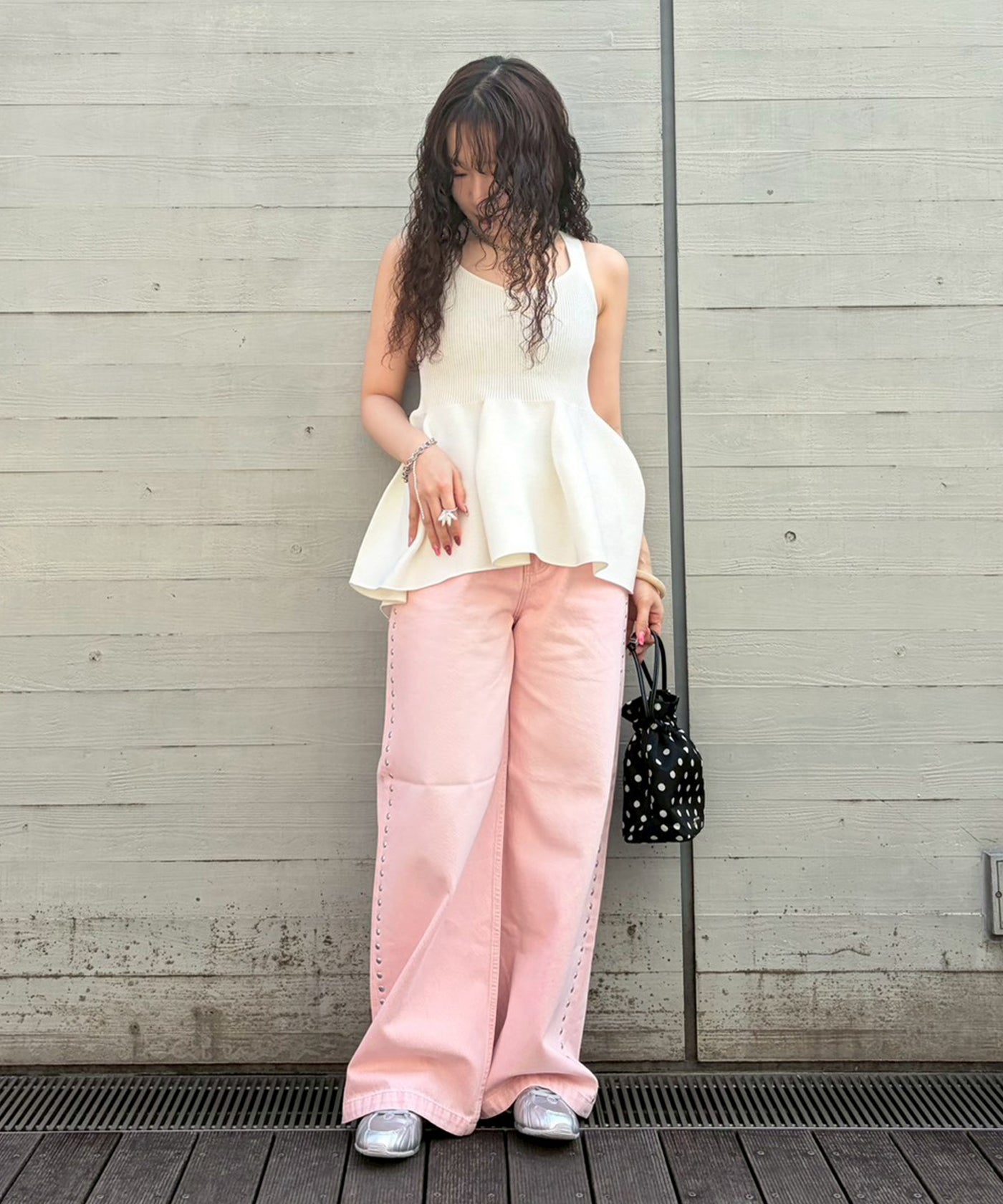 Pottery Glitter Sleeveless Top｜シーエフシーエル(CFCL)｜Forget-me