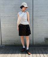 Khaki Bamboo Embroidery Baseball Cap-Feng Chen Wang-Forget-me-nots Online Store