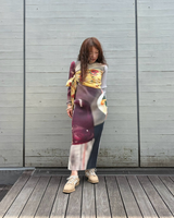 Printed Wrap Scarf-GANNI-Forget-me-nots Online Store