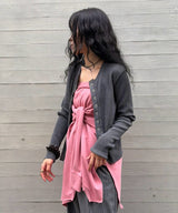 モデル身長：157cm / カラー：Pink / サイズ：S