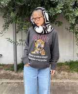 Graphic Wool Mix Tiger Crewneck-GANNI-Forget-me-nots Online Store