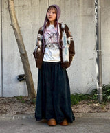 モデル身長：153cm / カラー：Black / サイズ：34