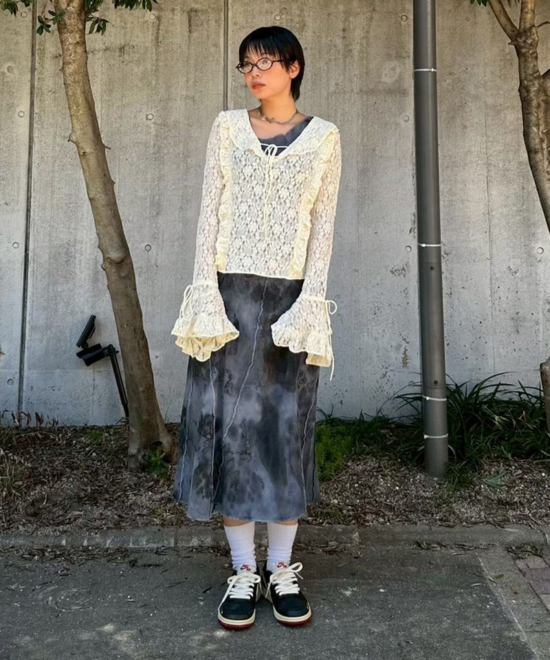 モデル身長：165cm / カラー：Off-White / サイズ：F