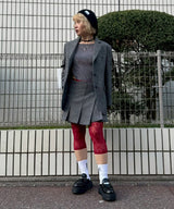 モデル身長：157cm / カラー：CharcoalGrey / サイズ：M