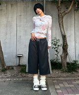 モデル身長：165cm / カラー：Pink / サイズ：XS