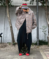 Jacket Checked Brown