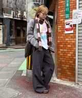 着用モデル身長：153cm / カラー：Stripe / サイズ：S