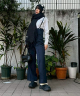 着用モデル身長：165cm / カラー：Navy / サイズ：38