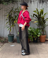 モデル身長：157cm / カラー：Pink / サイズ：S