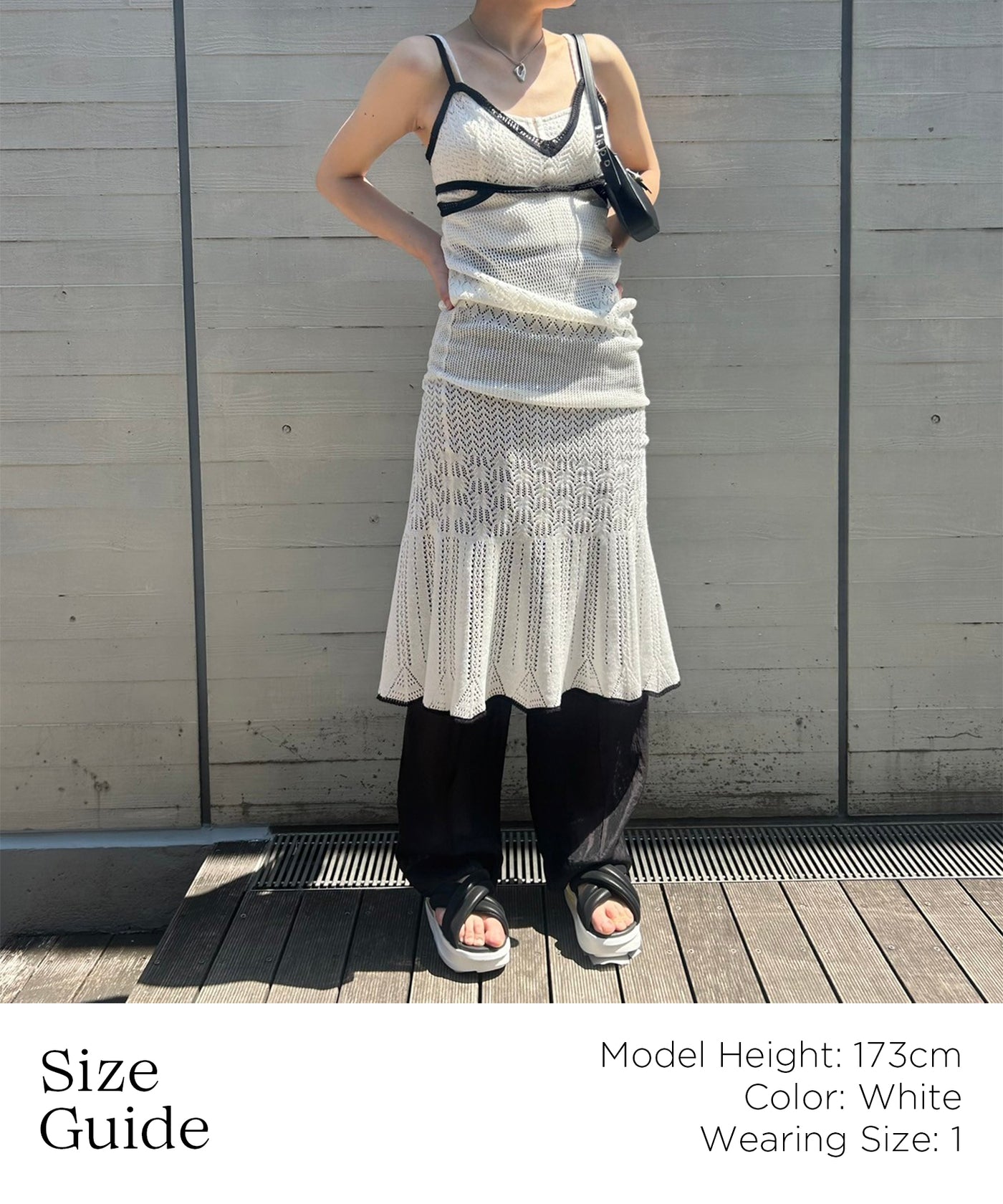 FETICO(フェティコ)のLACE KNIT MINI DRESS(ドレス)の通販