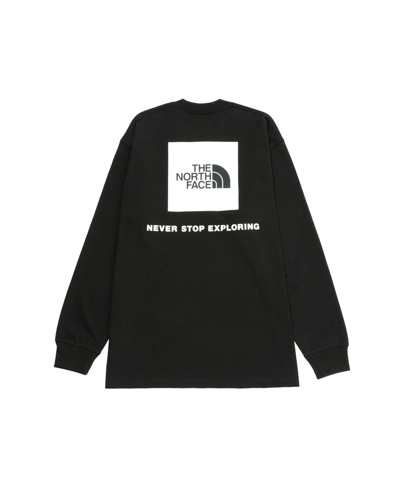 【M】L/S Back Square Logo Tee-THE NORTH FACE-Forget-me-nots Online Store