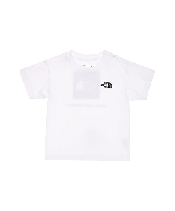 Baby S/S Back Square Logo Tee-THE NORTH FACE-Forget-me-nots Online Store