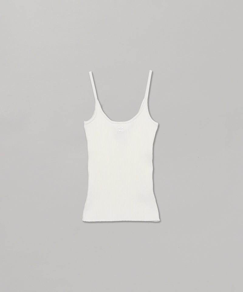 Reedition Knit Tank Top-courrèges-Forget-me-nots Online Store