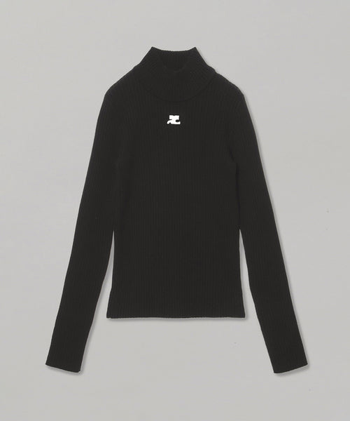 Reedition Knit Ls Jumper-courrèges-Forget-me-nots Online Store