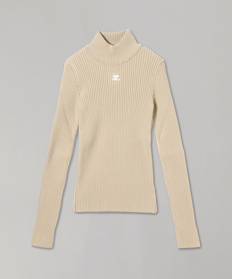 Reedition Knit Ls Jumper-courrèges-Forget-me-nots Online Store