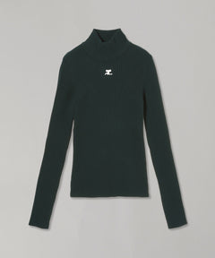 Reedition Knit Ls Jumper-courrèges-Forget-me-nots Online Store