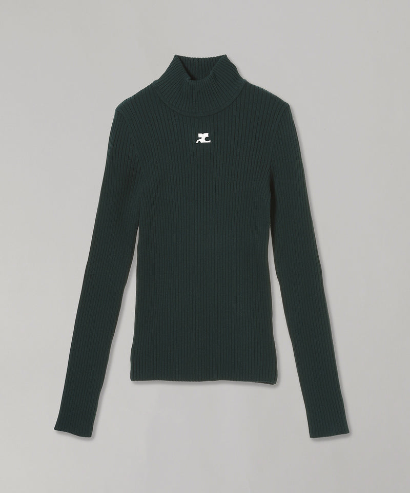 Reedition Knit Ls Jumper-courrèges-Forget-me-nots Online Store