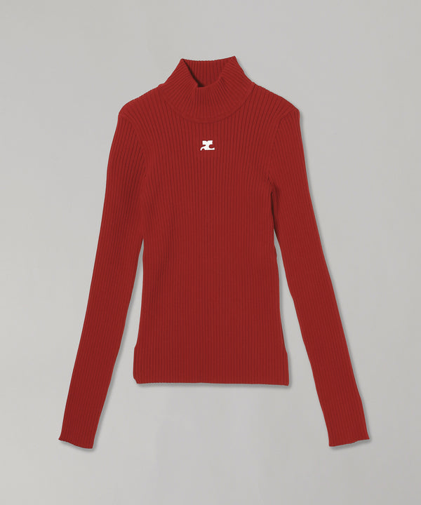 Reedition Knit Ls Jumper-courrèges-Forget-me-nots Online Store