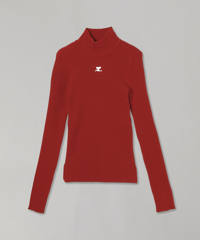 Reedition Knit Ls Jumper-courrèges-Forget-me-nots Online Store