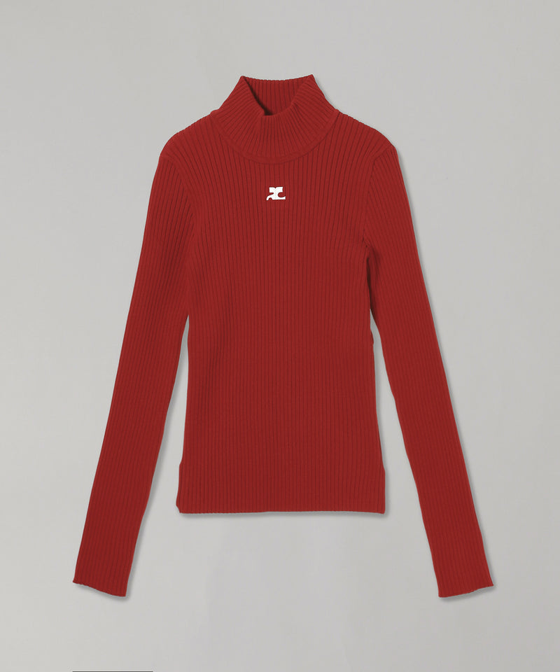 Reedition Knit Ls Jumper-courrèges-Forget-me-nots Online Store