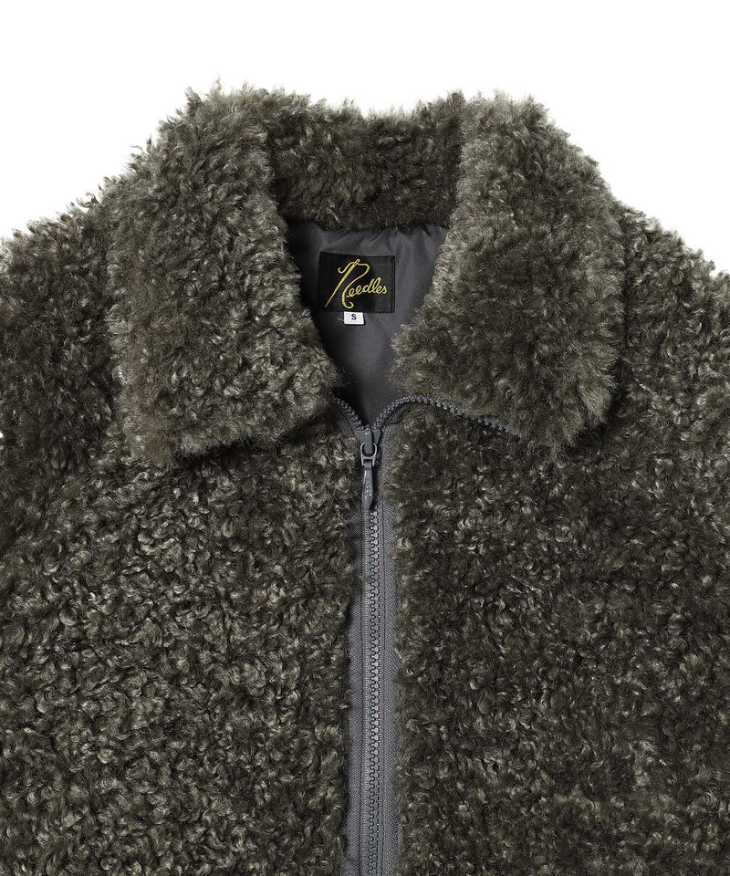 S.C.Fur Jacket-Poly Curly Fur-NEEDLES-Forget-me-nots Online Store