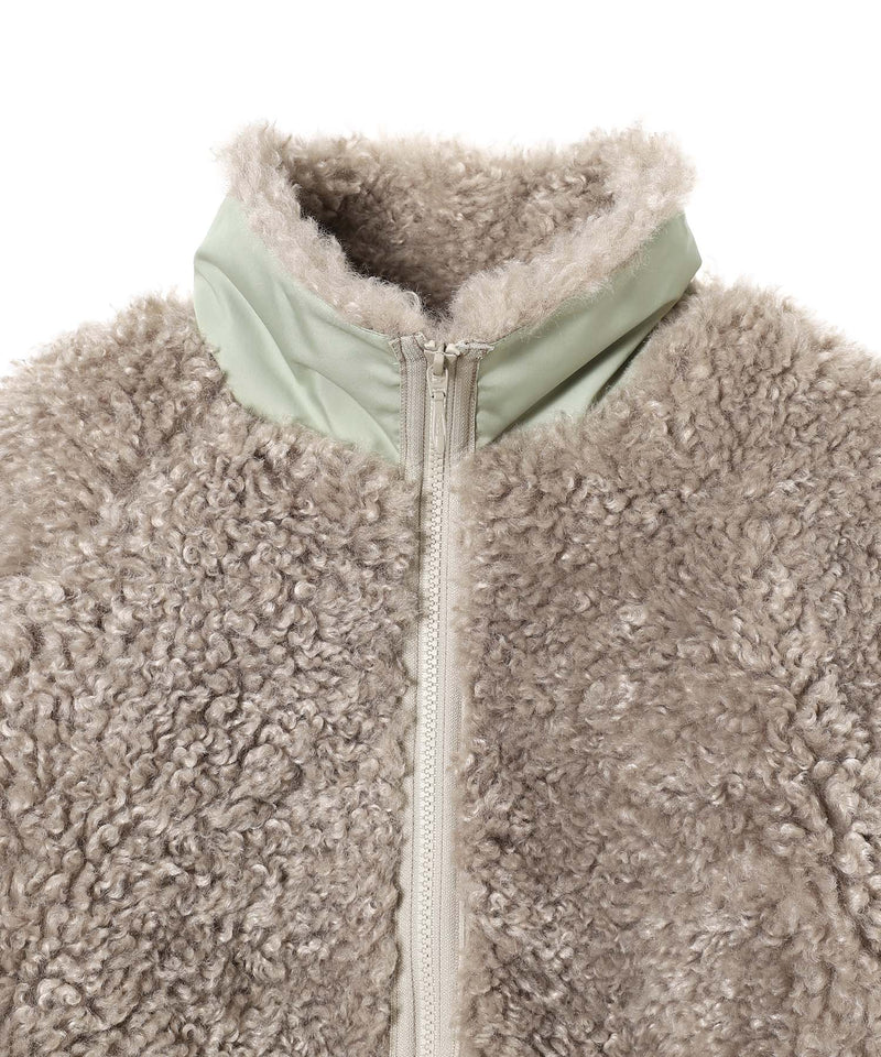 S.C.Fur Jacket-Poly Curly Fur-NEEDLES-Forget-me-nots Online Store