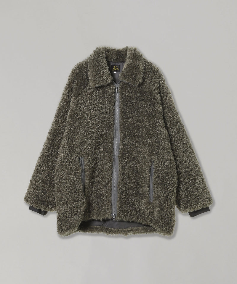 S.C.Fur Jacket-Poly Curly Fur-NEEDLES-Forget-me-nots Online Store