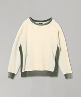 2-Tone Crew Neck Sweat Shirt-Cotton French Terry-NEEDLES-Forget-me-nots Online Store