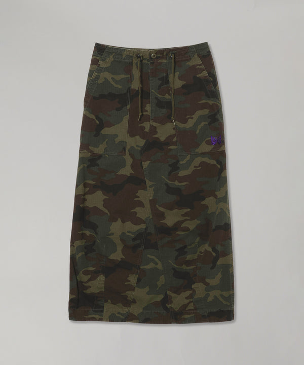 String Fatigue Skirt - Cotton Ripstop / Camo-NEEDLES-Forget-me-nots Online Store