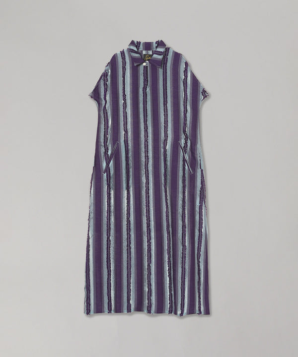 Sleeveless Dress - Stripe Cut Jacquard-NEEDLES-Forget-me-nots Online Store