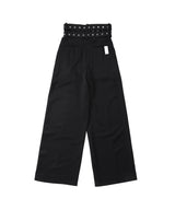 Double Belt Detailed Trousers-rokh-Forget-me-nots Online Store