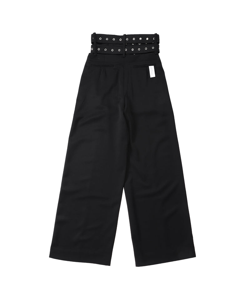 Double Belt Detailed Trousers-rokh-Forget-me-nots Online Store